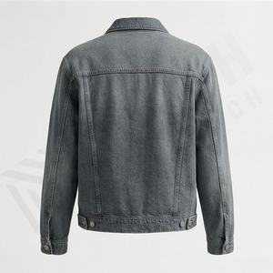 Veste en jean décontractée ample à lavage moyen vintage pour femmes, vêtements de rue, veste à poches, veste élégante pour femmes, manteau de haute qualité - Product Image 2