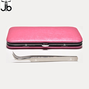 Pince à épiler pour extension de cils de marque privée pochette personnalisée en acier inoxydable emballant toutes les tailles disponibles - Product Image 5