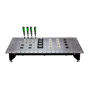 Banc de travail de soudage en acier de précision pour atelier de fabrication, table de soudage modulaire robuste 36 x 24 avec kit de montage - Product Image 4