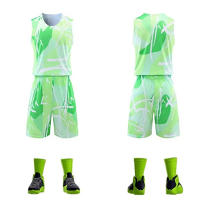 Precio de fábrica Reversible Baloncesto Equipo personalizado Transpirable Hombres Malla Conjunto de uniforme de entrenamiento Alta calidad Antibacteriano - Product Image 4