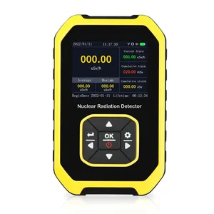 Radiation Detector Dosimeter Geiger Counter Beta Gamma X-ray Rechargeable Radioactive Monitor Tester Switchable 5 Dosage Units