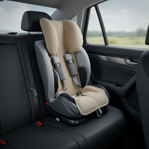 Funda para Asiento de Coche para Bebé Beige 2070BG, Almohadas Lumbares y Cojines Cómodos - Product Image 3