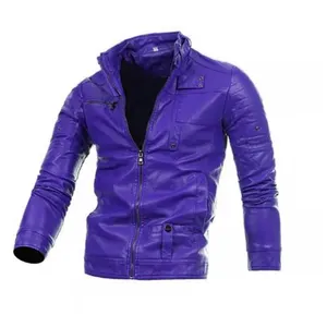 Chaquetas de cuero de búfalo de piel auténtica totalmente personalizadas para hombre, recién llegado, moda 2024, de talla grande, motorista corto de piel sintética