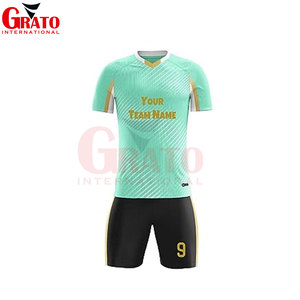 Customizable Breathable 100% Polyester Mesh Soccer Jersey Top Collar Personalized Uniform Sets New Season Football High Quality - Product Image 4