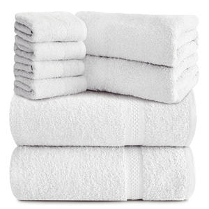 Juego de Toallas de Baño 100% Algodón, Suaves, Absorbentes y Duraderas, Incluye Toallas de Mano y Toallitas, 500g/m2 - Product Image 6