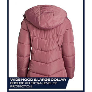 แจ็กเก็ตผ้ายีนส์สำหรับผู้ชายวินเทจผ้าบุนวมโอเวอร์ไซส์มีฮู้ดซิปซักได้สำหรับฤดูหนาว - Product Image 5