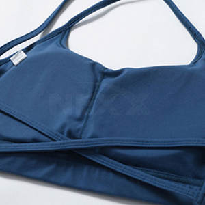 Sujetador deportivo de poliéster LICRA para mujer Sujetador deportivo sin costuras de calidad superior para gimnasio Yoga Entrenamiento y ropa activa - Product Image 6