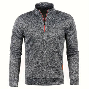 Top Qualité Usine Collection Hommes Demi Zip Sweats En Prix De Gros Personnalisables Hommes Demi Zip Sweatshirts À Vendre - Product Image 1