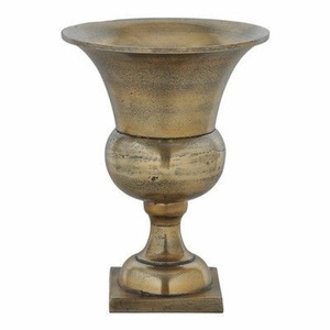 Modern Design Handmade Aluminum Flower <b>Vase</b> <b>Gold</b>-Coated for Home Decor in Living Room Bedroom Garden-Durable Brass Material - Product Image 4