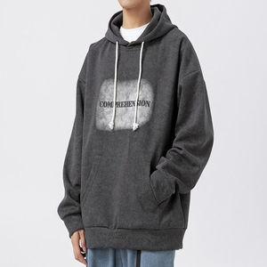 2025 nouvelle marque à la mode à la mode poids lourd lavé à l'acide hiver 100% coton doublé coupe ample hip-hop sweat à capuche décontracté pour unisexe - Product Image 4