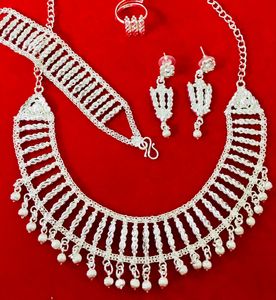 Conjuntos de joyería de moda para fiesta de boda Vintage 2024, forma personalizada, cristal de acero inoxidable, mejor compra, listo para enviar en Reino Unido, Francia, EE. UU. - Product Image 1