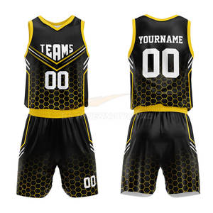 Vente en gros d'uniformes de basket-ball, maillots d'équipe personnalisés par sublimation, vêtements de sport en maille à séchage rapide, tenues réversibles - Product Image 1