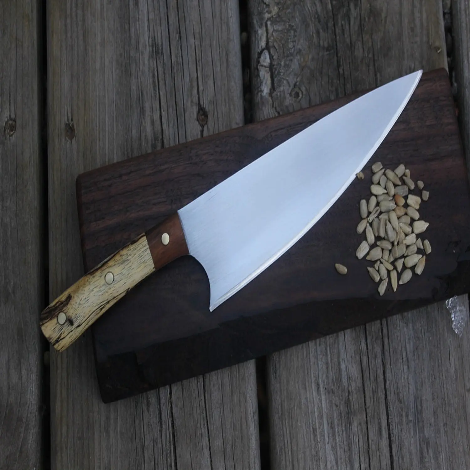 Gran oferta profesional cuchillo de Chef Damasco de 13 pulgadas VG 10 acero con 67 capas cuchillo de latón hecho a mano para uso en la cocina