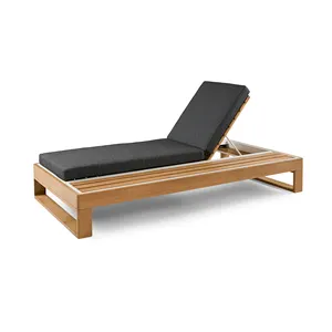 teak wood chaise daybed outdoor solid teak wood lounge chair sunbed daybed marbella teak chaise