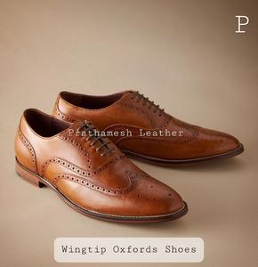 Chaussures Oxford Captoe en cuir de qualité d'exportation Bout rond Confortable Utilisations quotidiennes Réunions de bureau Chaussures Oxford d'affaires disponibles - Product Image 2