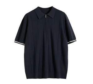 เสื้อเชิ้ตผ้าโพลีเอสเตอร์ระบายอากาศปักลายสำหรับผู้ชายเทรนด์แฟชั่นแห้งเร็วสบายสำหรับการเดินทางไปยิมธุรกิจในชีวิตประจำวัน - Product Image 6