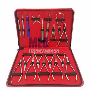 18-Piece Basic Orthodontics Dental Instruments <b>Set</b> High Quality Steel Tools Kit Including <b>Pliers</b> Stainless Steel Dental Implants - Product Image 4