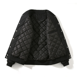 Unisex Wholesale Custom Latest Designs <b>Long</b> Sleeve Baseball Varisty <b>Jacket</b> <b>Men</b> Plain Blank Varisty Letterman <b>Jackets</b> - Product Image 4