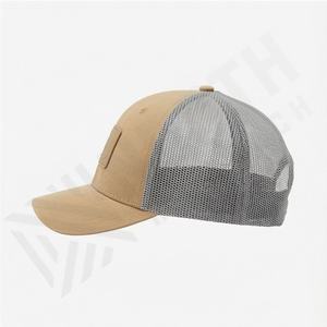 Casquette de camionneur classique à 5 panneaux en maille, couleur personnalisée, devant en mousse, dos respirant, design camouflage vierge, casquettes à fermeture snapback ajustables - Product Image 3