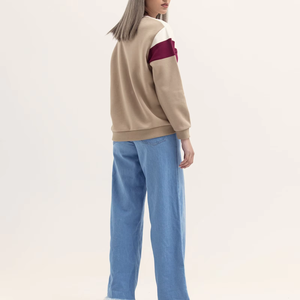 Custom Long Autumn Oversized Sweatshirt Warm Fleece Cozy Soft Knit Winter Loose Fit Streetwear Women Casual Fashion <b>Top</b> - Product Image 4