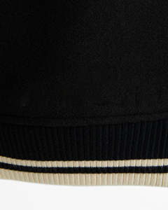 Chaqueta Varsity de Lona de Lana/Poliéster 2025 Recién Llegada, Chaqueta Impermeable Gruesa con Logotipo Personalizado Impreso en DTF para Hombre - Product Image 5