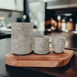 Unique Hand-crafted White & Colored Mosaic Pattern Custom Candle Glass Vessels Lanterns & Jars for Christmas Wedding Home Decor - Product Image 5