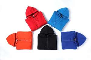 Sudadera con capucha para hombre con patrón a cuadros de otoño, Jersey transpirable de manga larga, diseño bordado con cremallera, tela peinada - Product Image 4