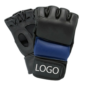 New Arrival MMA <b>Gloves</b> Fight Heavy Bag <b>Glove</b> Boxing Fitness Training Grappling Punching PU Material Hook and Loop Closure - Product Image 6