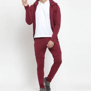 Traje de jogging con cremallera, chándal de algodón para hombres y mujeres, conjunto de ropa deportiva informal de dos piezas, traje de entrenamiento de gimnasio, ropa para correr - Product Image 4