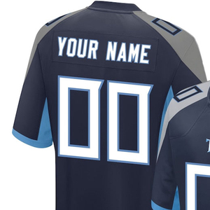 Camiseta de fútbol americano personalizada con sublimación elegante 2025, camisetas de fútbol americano bordadas totalmente personalizadas para hombres - Product Image 4