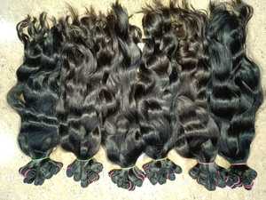 Listo para enviar En stock Extensiones de cabello Remy ondulado rizado natural indio de trama doble Cabello humano crudo para entrega instantánea - Product Image 6