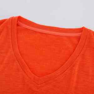 Camiseta de manga larga de moda cómoda transpirable de lana merino 100% para hombre - Product Image 4