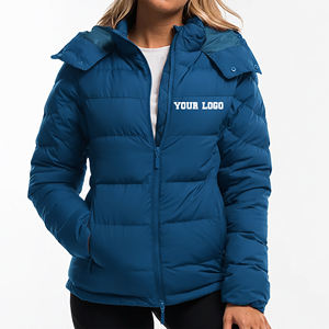 OEM/ODM Custom Made Winter Wear Down <b>Coat</b> for Women Plus Size Outdoor Thick Waterproof & Windproof Bubble Jacket For Women - Product Image 4