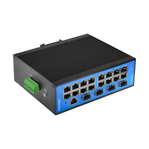 Công nghiệp Gigabit quản lý <span class=keywords><strong>PoE</strong></span> chuyển đổi 16 cổng 1000Mbps Quản Lý Web Din Rail chuyển đổi với 4 SFP khe cắm mạng <span class=keywords><strong>PoE</strong></span> chuyển đổi - Product Image 4