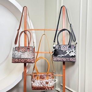 กระเป๋าถือสะพายข้างหนังวัวสำหรับผู้หญิงกระเป๋าหนังแท้หรูหรา - Product Image 1