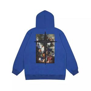 Sudaderas Con Capucha Para Hombre,เสื้อมีฮู้ดพิมพ์ลายพัฟผ้าฝ้ายแบบมีซิปสั่งทำปี3D - Product Image 2