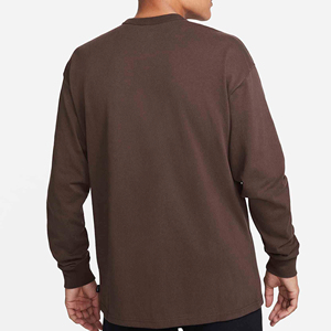 2025 Offre Spéciale haute qualité personnalisable hommes coton coupe régulière manches longues col rond T-shirt prix de gros du Pakistan - Product Image 2