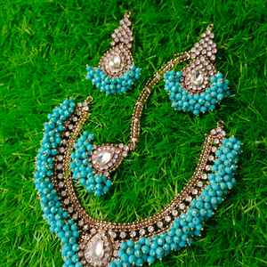 Juego de Joyería Tradicional de Estilo Indio Pakistaní Hecho a Mano de Buena Calidad a Precio de Fábrica, Juego de Joyería de Boda para Mujer en Oferta - Product Image 2