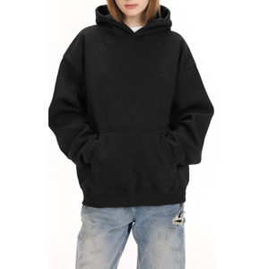 OEM de alta calidad Heavy Hoodie 100% algodón pulóver sudaderas con capucha logotipo personalizado DTG estampado Oversize en blanco Fleece Unisex Sudadera con capucha para mujer - Product Image 6