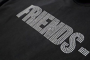 New Arrival Men's Hoodies Custom Stones logo Winter Autumn Men logo Drawstring Hot Fix <b>Rhinestone</b> <b>Hoodie</b> 2025 - Product Image 4