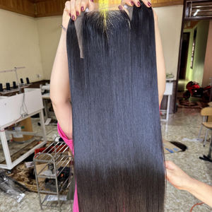 Frente de encaje HD, cierre suizo transparente al por mayor 2x4 2x6 4x4 5x5 6x6 13x4 13x6 cabello vietnamita crudo - Product Image 1