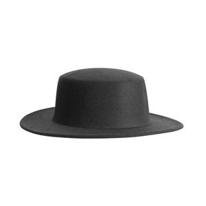 Chapeaux Fedora de haute qualité, nouveaux, tendance, simples, à bord, chapeaux de jazz, personnalisés, décontractés, élégants, unisexes, en peluche, couleur unie, chapeau Fedora - Product Image 1