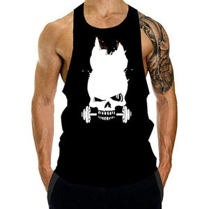 Chalecos de gimnasio transpirables Ropa de entrenamiento Camiseta sin mangas Venta al por mayor Excelente calidad Tank Top2025 Camiseta sin mangas personalizada para hombres cargada por Dress Sports - Product Image 1
