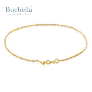 Offre Spéciale 1mm 18K Or et Argent 925 Plaqué Box Chains Bracelets pour Hommes Bracelets et Bracelets - Product Image 2