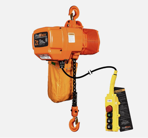 Palans électriques à chaîne de qualité supérieure AUTHENTIQUE de 2 tonnes (4400 lb), 1 vitesse, 208~240/440~480V, 20 pieds. Chaîne G100 H3 - Product Image 6