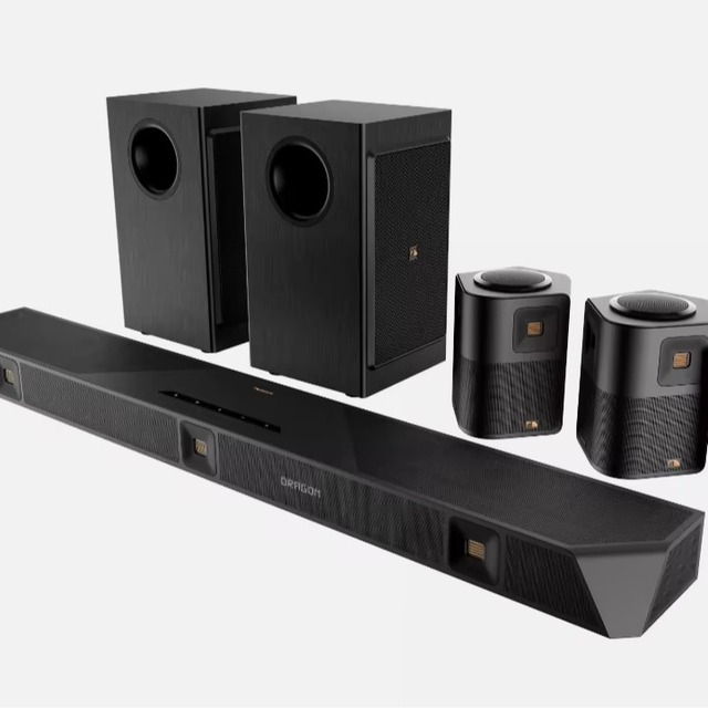 LATEST NEW Dragon 11.4.6 Home Surround Sound System with Dollbys Atmos and DTS X Pro Soundbar