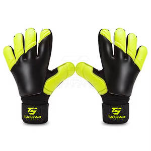 Gants de gardien de but professionnels à vente chaude, respirants, à doigts entiers, séchage rapide, avec design en cuir et taille ajustable - Product Image 3