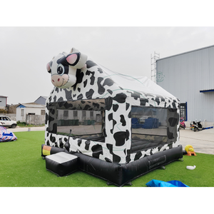 Commercial Grade Cow Theme Inflatable Bouncing Castle PVC Inflatable <b>Trampoline</b> Portable Kids Slide Bounce House For Party - Product Image 2