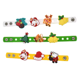 थोक कम कीमत वाली नरम pvcब्रैसलेट सिलिकॉन रिस्टबैंड ब्रेसलेट किड्स पार्टी पक्ष आकर्षण - Product Image 4