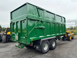Remorque agricole à ensilage Bailey 18 tonnes, remorque à grain robuste, essieu renforcé, semi-remorque pour tracteur - Product Image 2
